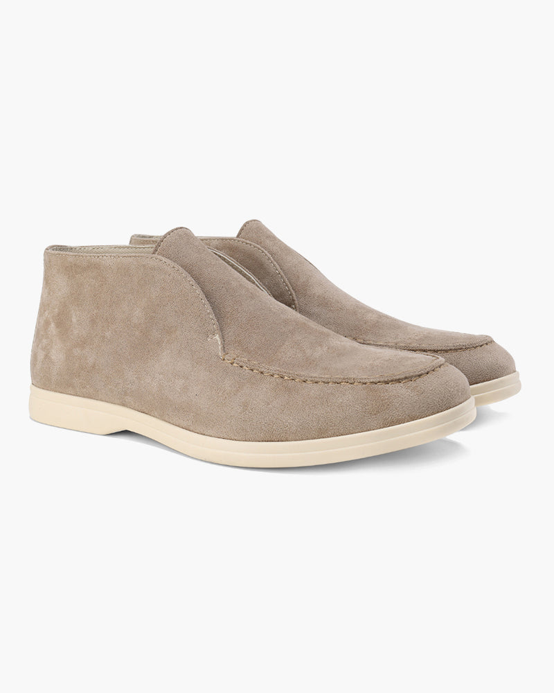 Hohe Wildleder Slipper