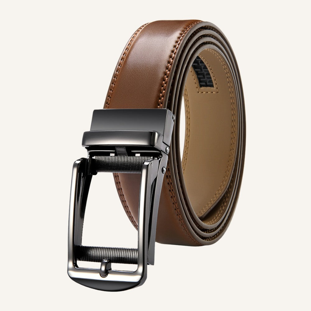 Premium Leather Dress Belt - Imperial
