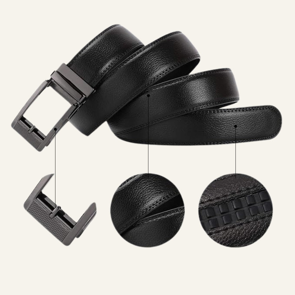 Premium Leather Dress Belt - Imperial