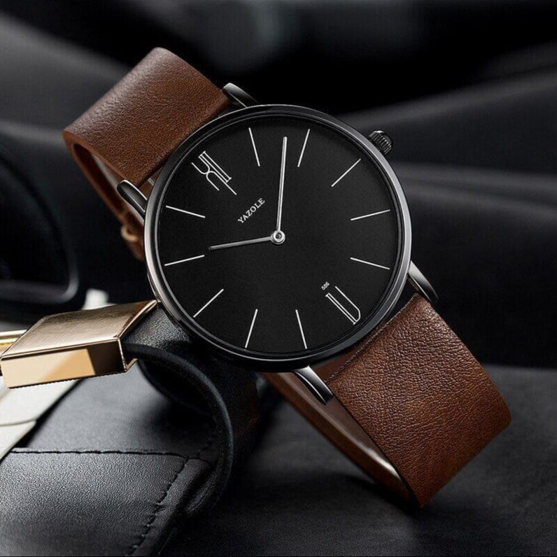 Old Money Leather Watch Civain